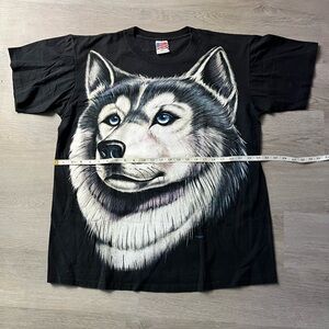 Vintage Trinity Products Wolf T-Shirt 1995 Made in USA Single Stitch Men’s XL